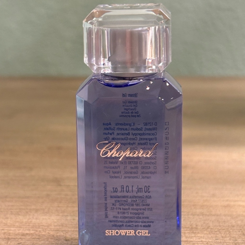 Chopard Blue and White 1 Shampoo 1 Conditioner and 1Shower Gel 1.0 fl oz ea - Picture 5 of 9